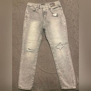 Express womens cropped skinny midrise jean size 10